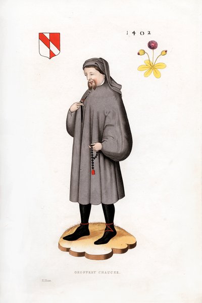 Geoffrey Chaucer, 1402, 1843. tekijältä Henry Shaw