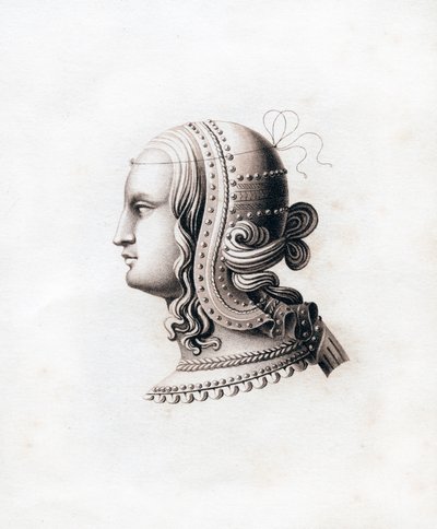 Päähine, 1500-luvun alku, 1843. tekijältä Henry Shaw