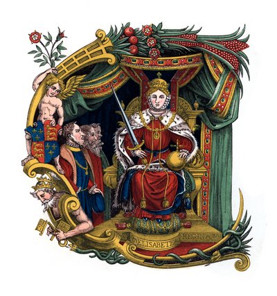 Alkukirjain C, 1563, 1843. tekijältä Henry Shaw