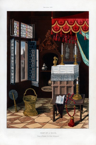 Uskonnolliset välineet, c1520, 1843. tekijältä Henry Shaw