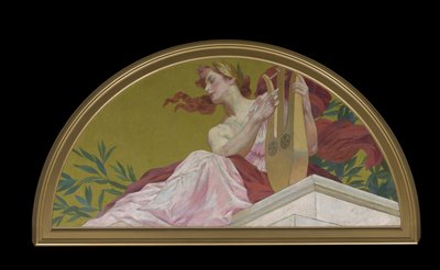 Lyyrisen runouden muusa, 1893 tekijältä Henry Siddons Mowbray