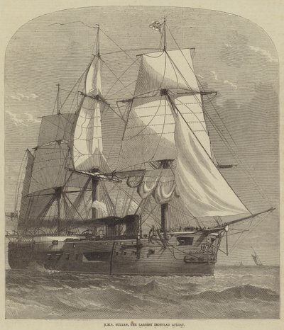 HMS Sultan, suurin rautaverhoinen pinnalla tekijältä Henry Spernon Tozer