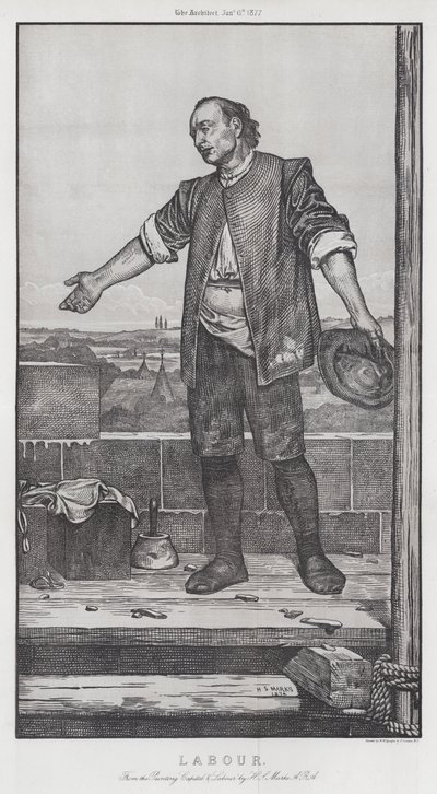Työ (kaiverrus) tekijältä Henry Stacey (after) Marks