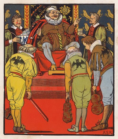 Old King Cole (värilitografia) tekijältä Henry Stacy (after) Marks
