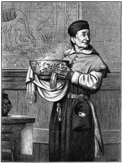 Wassail-maljan tuominen, 1874. tekijältä Henry Stacey Marks