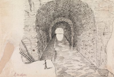 Pyhän Oswaldin kirkon krypta, Malpas, Englanti tekijältä Henry Swinburne