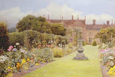 The Grass Walk, Helmingham Hall, 1892 (wc paperille) tekijältä Henry Terry