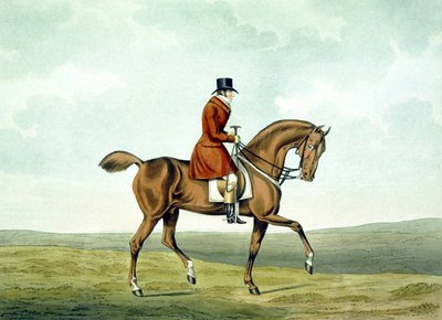 Meltonilainen, sellaisena kuin hän oli, elokuvasta "The Meltonians", kaivertanut George Hunt tekijältä Henry Thomas (after) Alken