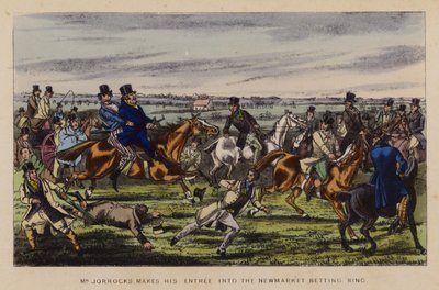 Kuvitus Jorrocksille Jollities ja Jollities (väri litho) tekijältä Henry Thomas (after) Alken