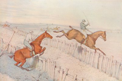 Estejuoksu: Vanhan sokean tien ylitse ja sen tekeminen hyvin: tasainen vedonlyönti, 1827 tekijältä Henry Thomas Alken