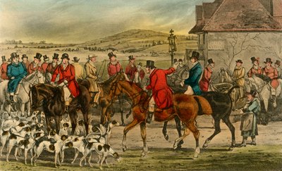 Mr. Jorrocks esittelee Yorkshiremanin Surreylle, 1838 tekijältä Henry Thomas Alken