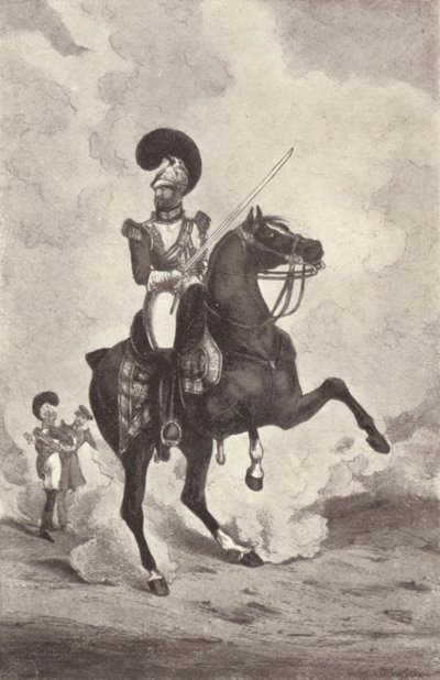 Upseeri, henkivartijat, 1909 tekijältä Henry Thomas Alken