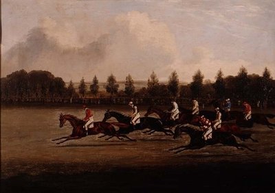Doncaster St. Legerin alku tekijältä Henry Thomas Alken