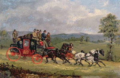 The Hull Mail on the Open Road, tekijältä Henry Thomas Alken