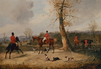 The Meet (öljy kankaalle) tekijältä Henry Thomas Alken