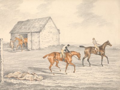St. Leger, Doncaster: Valmistautuminen lähtöön tekijältä Henry Thomas Alken