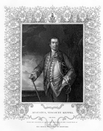 Augustus Keppel, varakreivi Keppel, 1725-1786, 1800-luku. tekijältä Henry Thomas Ryall