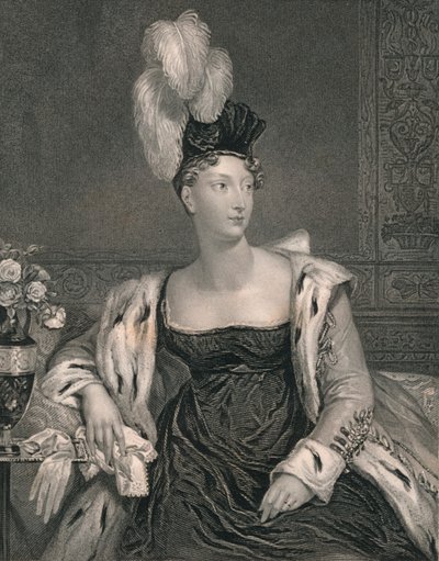 Prinsessa Charlotte, Wales, n. 1817, 1800-luvun alku-puoli. tekijältä Henry Thomas Ryall
