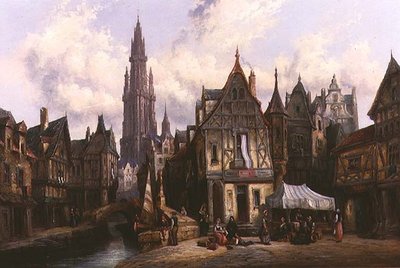 Quai de Baines, Antwerpen tekijältä Henry Thomas Schafer