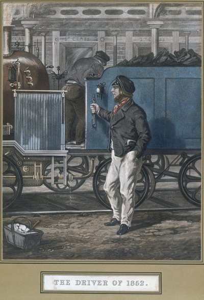 Kuljettaja 1852, kaiverrettu John Harris (1811-65), julkaistu 26. toukokuuta 1852 tekijältä Henry Thomas after Alken