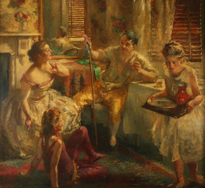 Kävelevät pelaajat tekijältä Henry Tonks