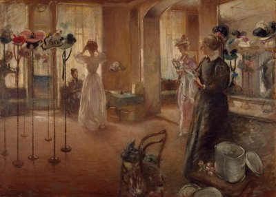Hattukauppa, 1892. tekijältä Henry Tonks