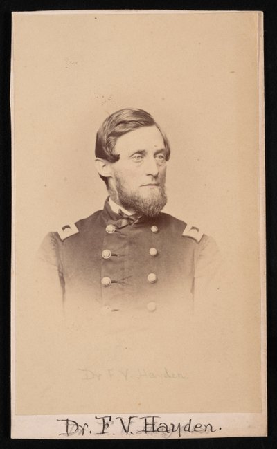 Ferdinand Vandeveer Haydenin muotokuva 1829-1887, noin 1860-luku. tekijältä Henry Ulke
