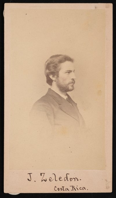 Jose Castulo Zeledonin muotokuva 1846-1923, 1868. tekijältä Henry Ulke
