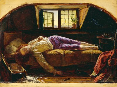 Chattertonin kuolema tekijältä Henry Wallis