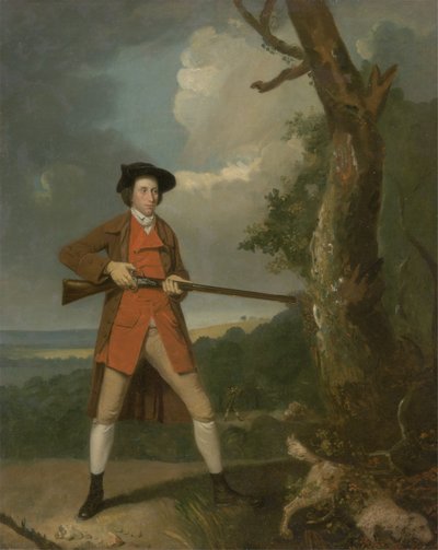Robert Rayner Shooting, n.1770 (öljy kankaalle) tekijältä Henry Walton