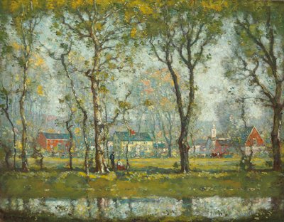 New England Village tekijältä Henry Ward Ranger