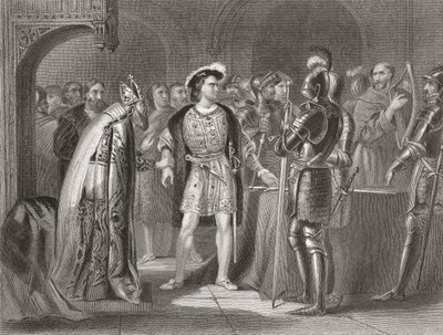 Lord Thomas Fitzgerald luopui uskollisuudestaan Henry VIII:lle vuonna 1534 Thomas Wrightin "Irlannin historiasta", julkaistu noin 1854 tekijältä Henry Warren