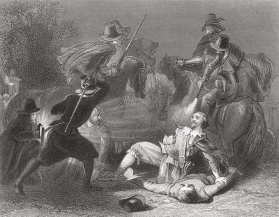 Lord Kilwardenin murha Robert Emmetin kapinallisten toimesta Dublinissa, Irlannissa, 1803 Thomas Wrightin "Irlannin historiasta", julkaistu noin 1854. tekijältä Henry Warren