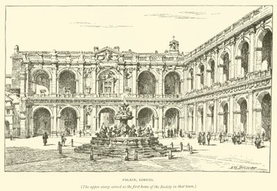 Palatsi, Loreto (kaiverrus) tekijältä Henry William Brewer