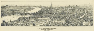 Lontoon City ja sen ympäristö Henry VIII:n aikaan idästä tekijältä Henry William Brewer