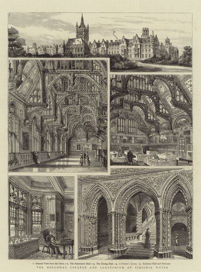 Holloway College ja parantola Virginia Waterissa tekijältä Henry William Brewer