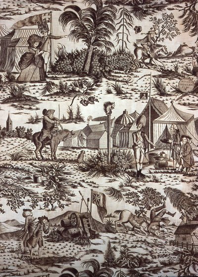 Vierailu leirillä (sisustuskangas) tekijältä Henry William Bunbury