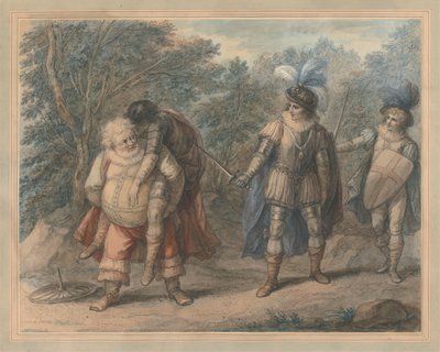 Falstaff kantaa Dead Hotspuria tekijältä Henry William Bunbury