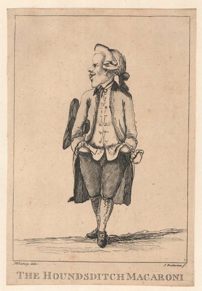 Houndsditch Makaroni tekijältä Henry William Bunbury