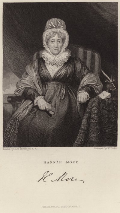 Hannah Moren muotokuva tekijältä Henry William Pickersgill