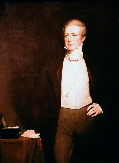 Muotokuva Sir Robert Peelistä (1788-1850), poliitikko Henry William Pickersgillin (1782-1875) maalaus 1800-luvulta 240,7 x 147 cm, Lontoo, National Portrait Gallery tekijältä Henry William Pickersgill