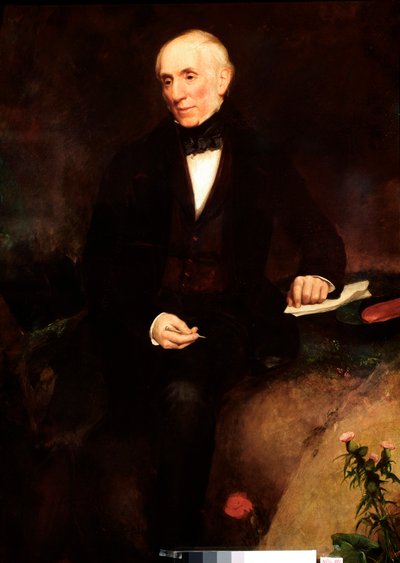 Muotokuva William Wordsworthista (1770-1850) Brittiläinen runoilija Henry William Pickersgill (1782-1875) 1800-luvun Lontoo, National Portrait Gallery tekijältä Henry William Pickersgill