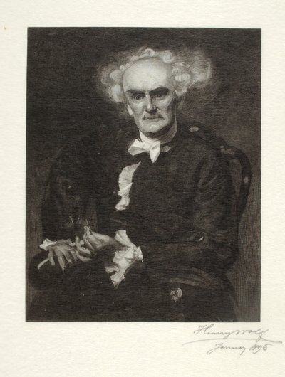 Joseph Jefferson roolissa "Tohtori Pangloss" tekijältä Henry Wolf
