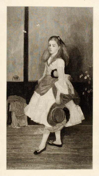 Miss Alexander (tyttö valkoisissa) tekijältä Henry Wolf