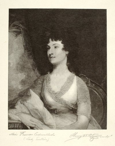 Miss Frances Cadwalader (Lady Erskine) tekijältä Henry Wolf