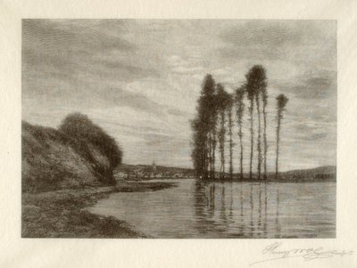 Näkymä Seinen rannalla (Harp of the Winds) tekijältä Henry Wolf