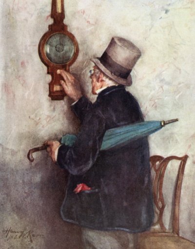 Seurakunnan lehdet: Aamukonsultaatio (värilitho) tekijältä Henry Wright Kerr