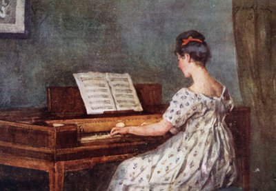 Anals de la Parròquia: La Filla del Ministre (litografia de color)finès tekijältä Henry Wright Kerr