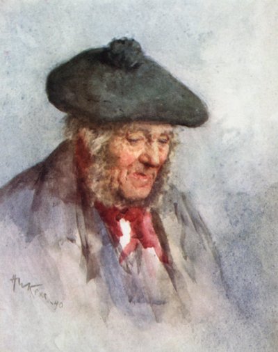 Seurakunnan lehdet: Vanha lauma (väri litho) tekijältä Henry Wright Kerr