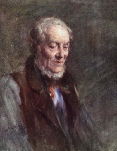 Seurakunnan lehdet: Vanha kyntäjä (väri litho) tekijältä Henry Wright Kerr